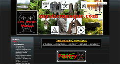 Desktop Screenshot of mysticmasque.com